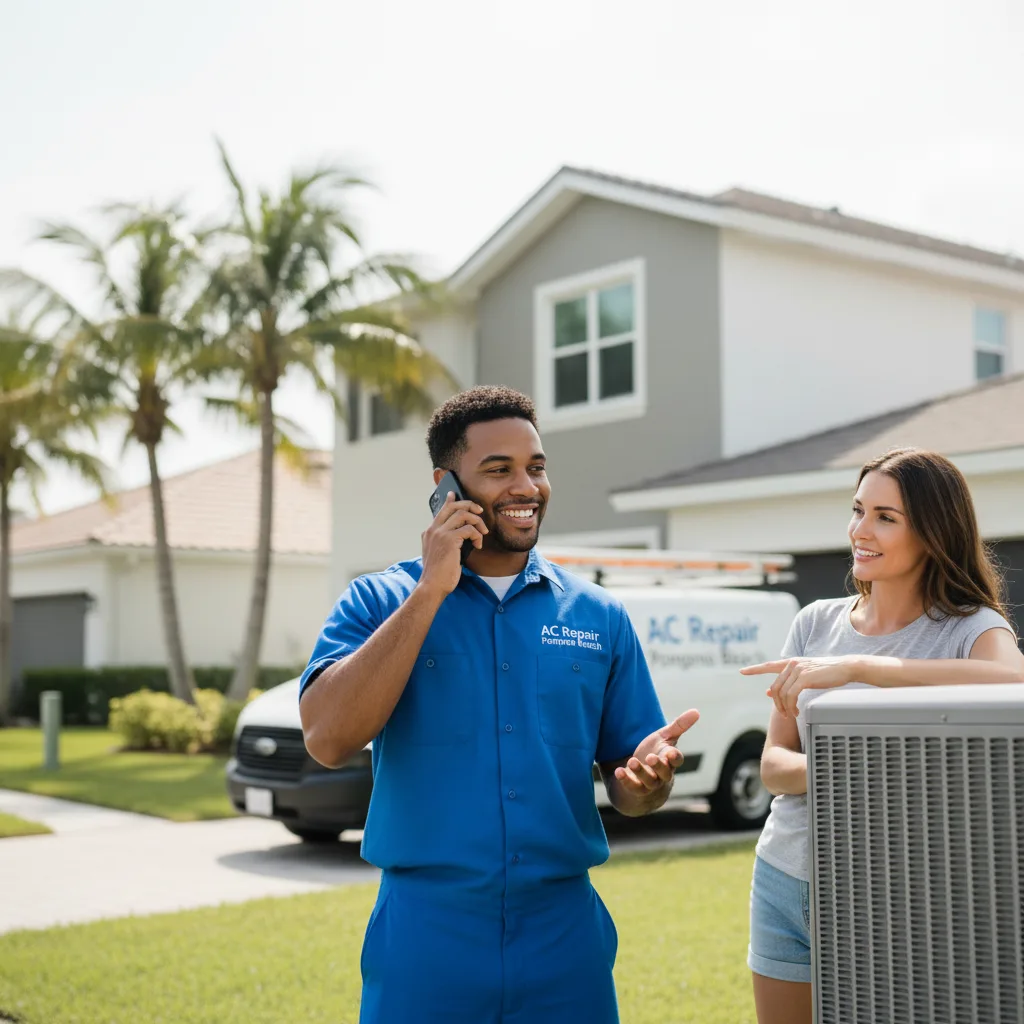 AC Repair Pompano Beach customer support in Havelock